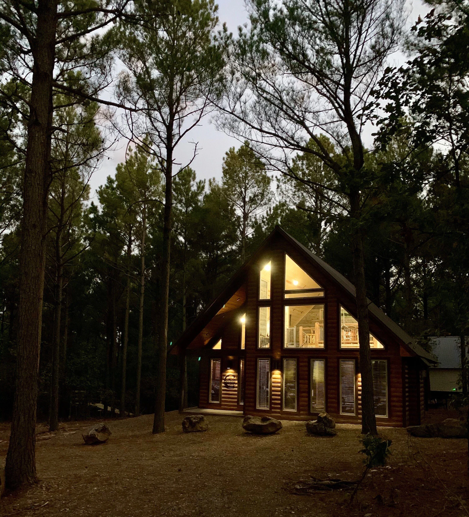 The Rowdy Coyote Cabin exterior